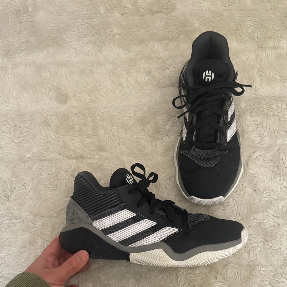 adidas Harden Stepback 'Core Black' basketball‎ athletic shoes 6 Mens
